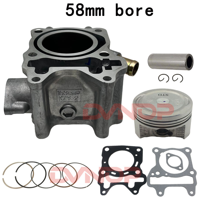 58mm Cylinder Kit for Honda WW150D PCX150 PCX 150cc 2013-2018 12100-KZY-701 12100-KZY-700