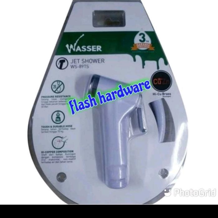 jet shower bidet wasser WS 89ST + selang semprotan - Putih
