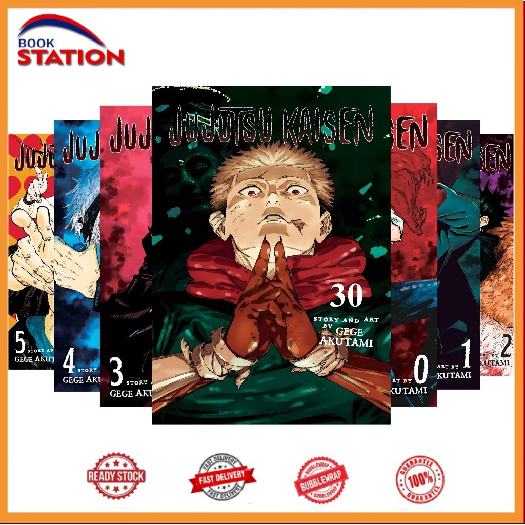 Manga Jujutsu Kaisen, Vol 0-30  (English)