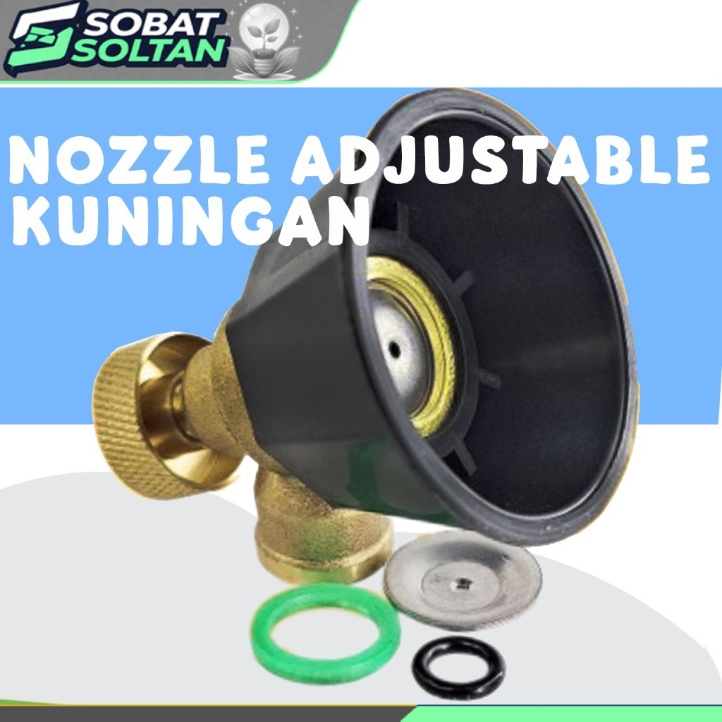 Nozzle Sprayer Tekanan Tinggi Pertanian/Nosel Sprayer Adjustable/Mist Sprayer Nozzle