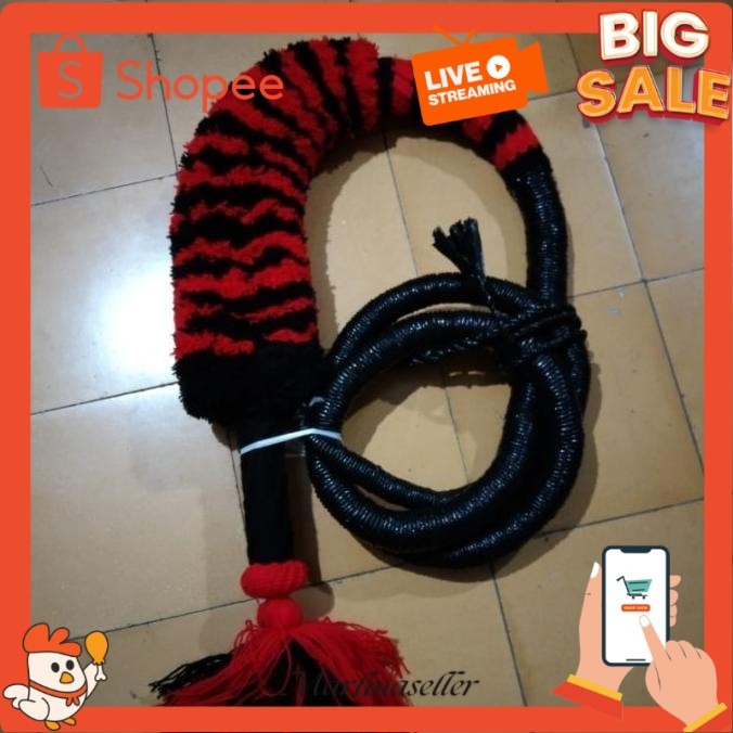 Pecut Bopo Dewasa Jederan 3M / Pecut Pawang Jaranan Barongan / Pecut Bopo Jumbo MRL