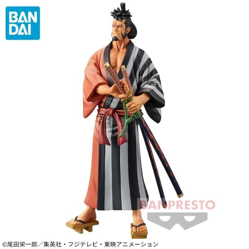 Original Bandai One Piece Kinemon DXF THE GRANDLINE LADY EXTRA KOMURASAKI Anime Action Figure model 