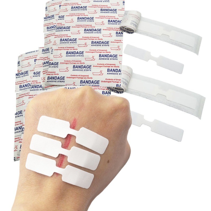 20Pcs/Set Suture-free Wound Dressing Pat First Aid Band Aid Sutureless Plaster Wound Care Quick Sutu
