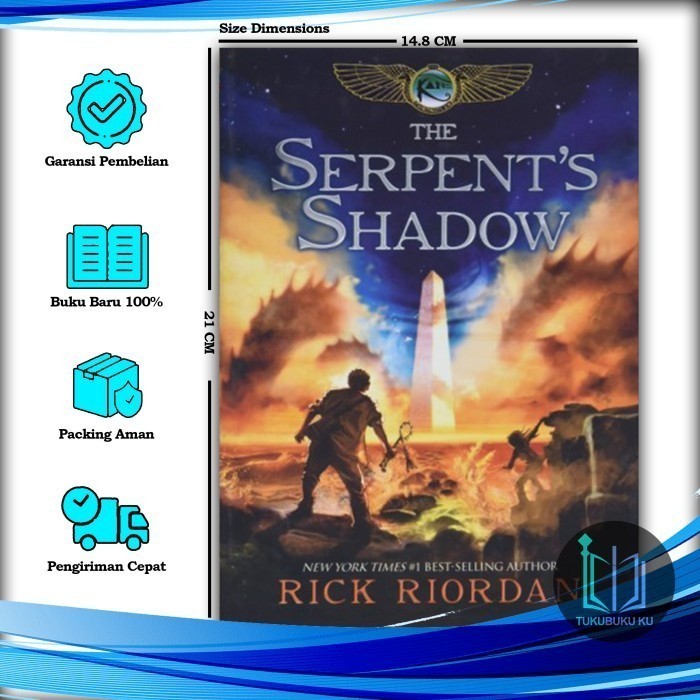The Kane Chronicles #3 : The Serpent's Shadow - Rick Riordan (English)