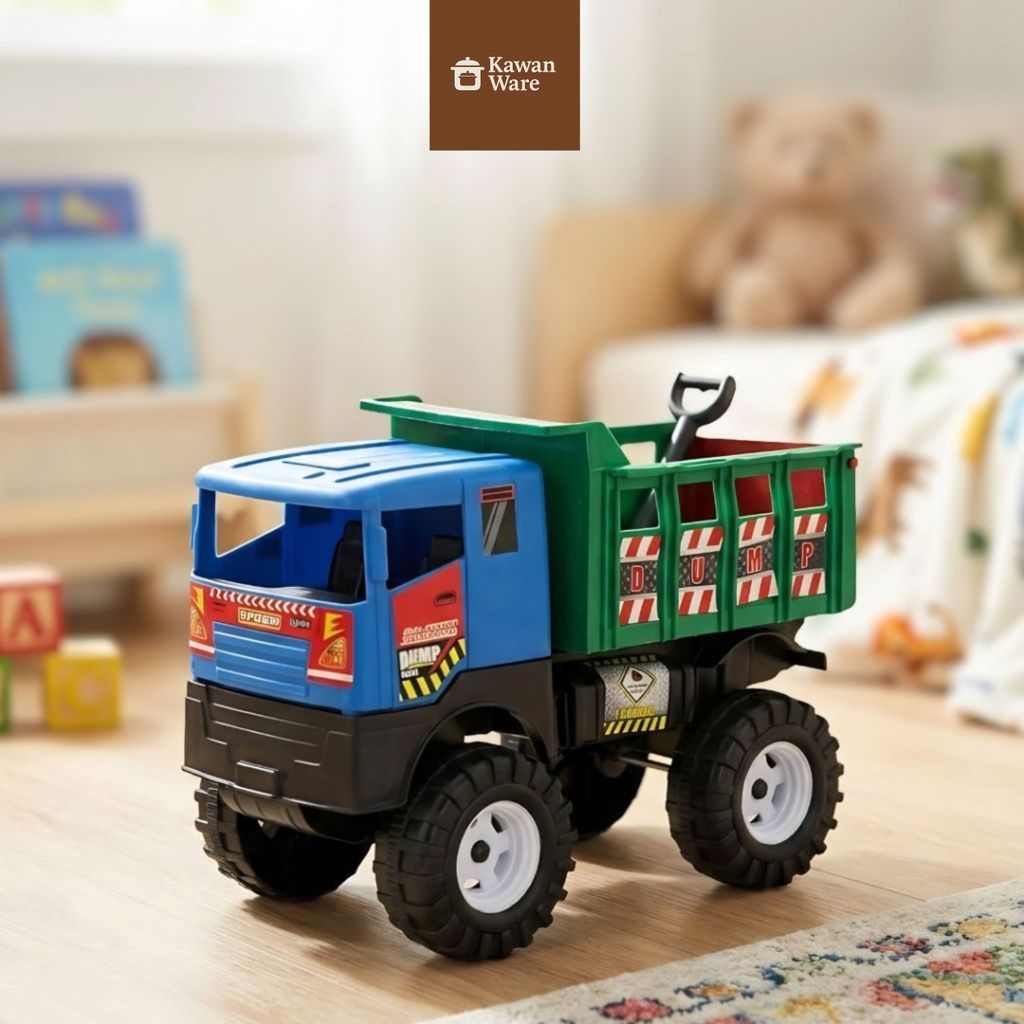 KAWANWARE - MAINAN MOBILAN TRUCK BOX BISA DI BUKA DENGAN SEKOP TRUK ANGKUT