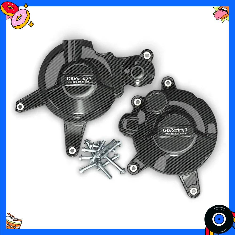 GB Racing Engine Case Covers for Suzuki GSX-R125 / GSX-S125 (2018–2023) & GSX-R150 / GSX-S150 (2016–