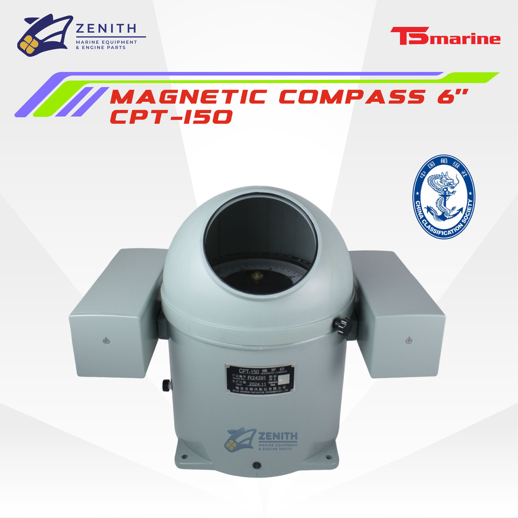 MARINE MAGNETIC COMPASS 6" CPT-150 TS MARINE / MODEL KOMPAS DAIKO T150B CCS