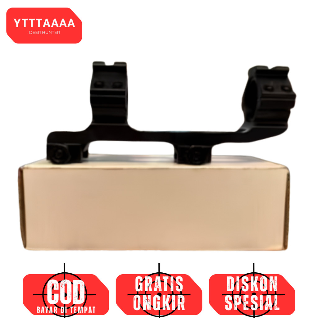 Mounting One Piece / Perahu / Telescope Rel 22 untuk OD 30-25