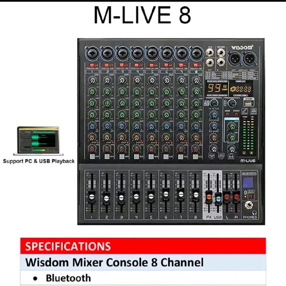 Mixer Wisdom MLive-8 8 Channel