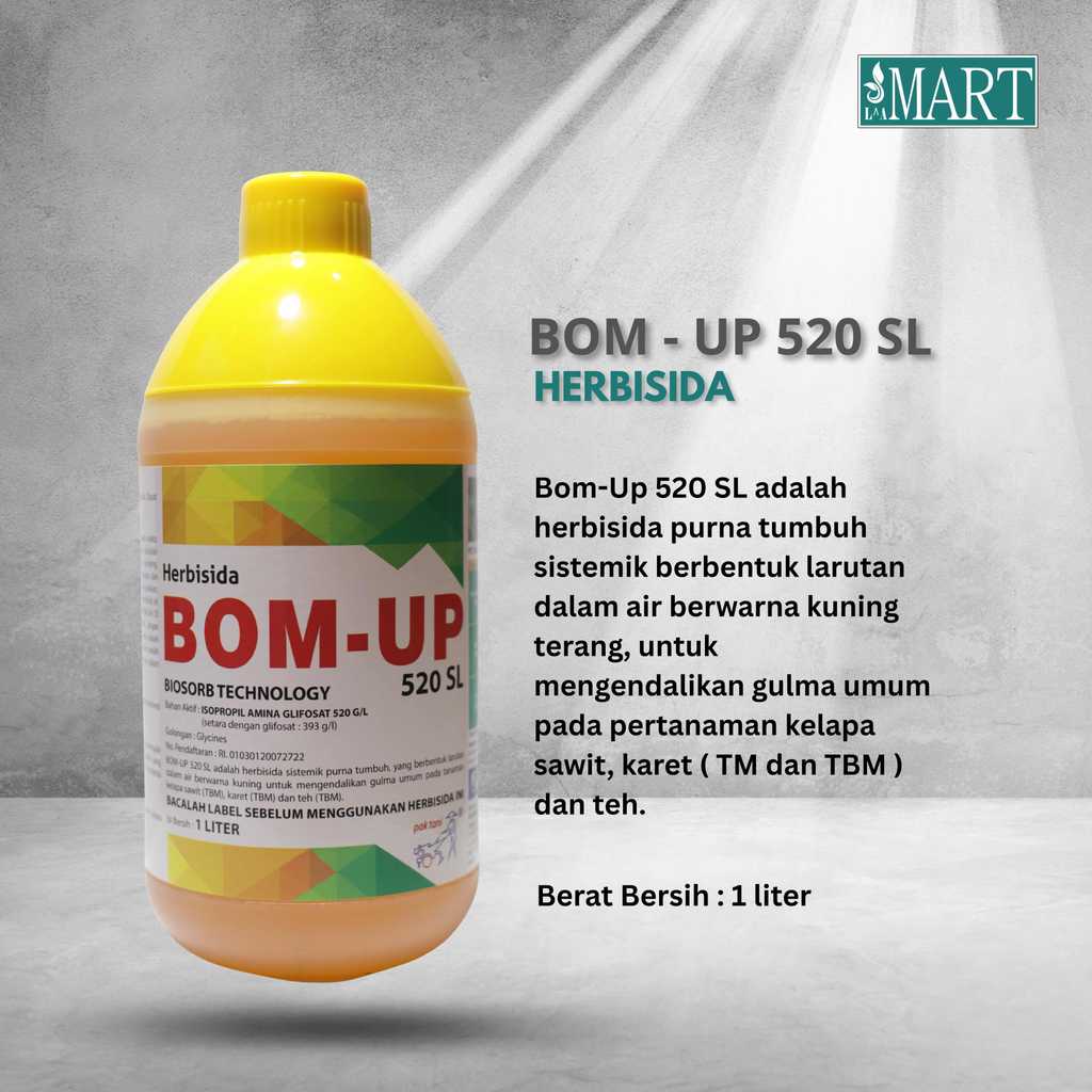 Herbisida Sistemik BOM-UP 520 SL 1 Liter