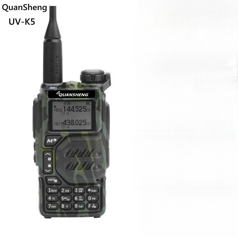 QuanSheng UV K5 Rao 50-600MHz RX Walkie Talkie VHFUHF 136-174MHz 400-470MHz RX TX Both DTMF VOX FM A