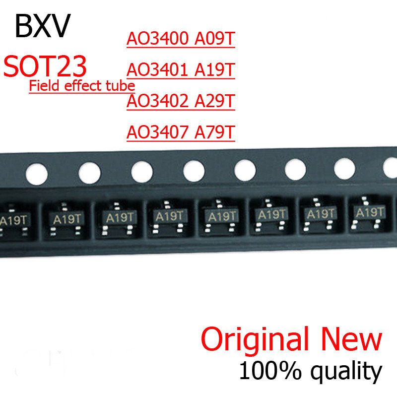 50PCS AO3400 AO3401 AO3402 AO3404 AO3406 AO3407 AO3415 AO3416 AO3404 AO3406 AO3415 SMD Mosfet Transi