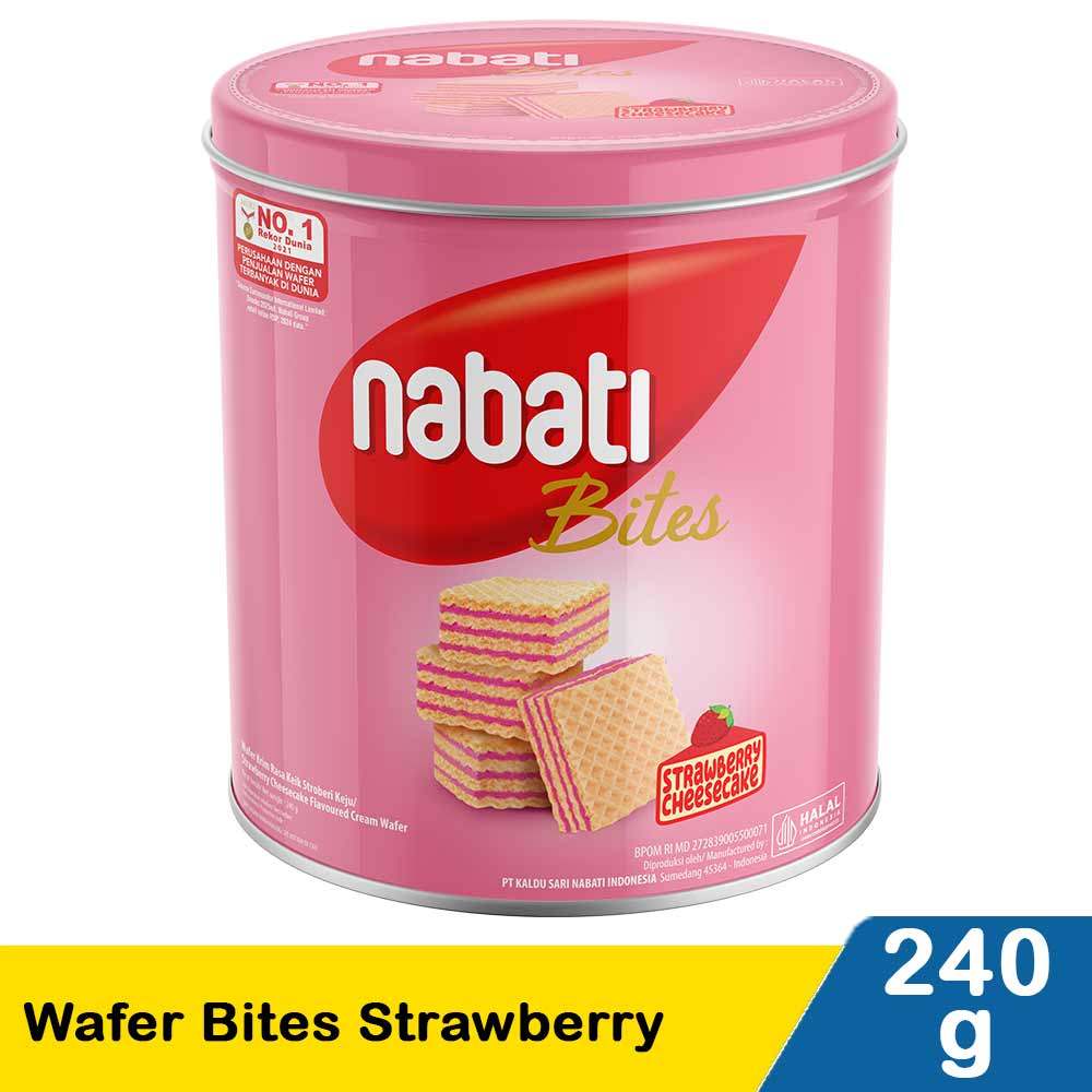 NABATI  WAFER BITES STRAWBERRY 240g
