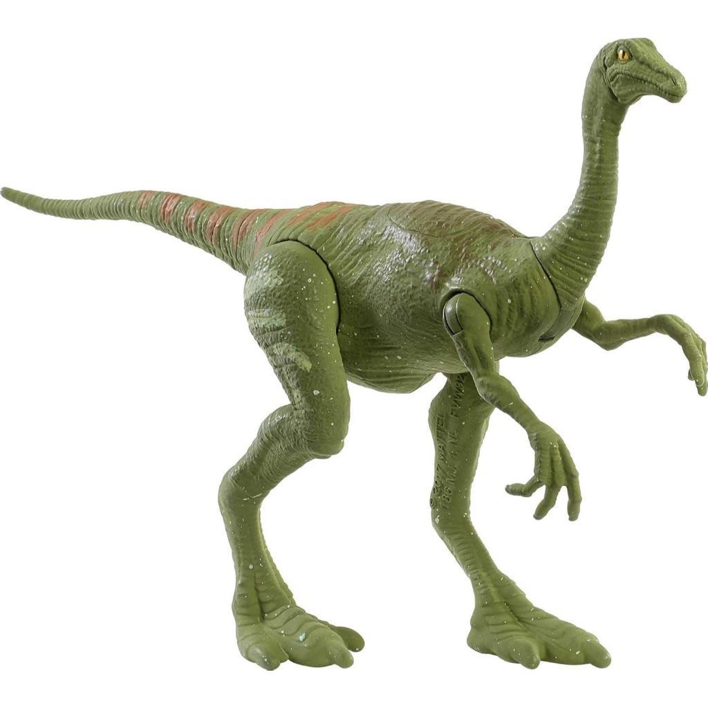 Mattel Jurassic World Camp Cretaceous Fierce Force Dinosaur Action Figure, Gallimimus Dino Toy with 