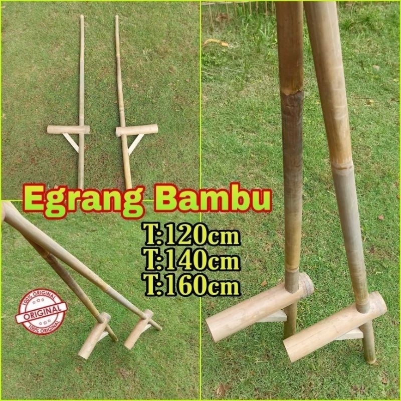 Egrang Bambu/Mainan Tradisional Egrang Bambu/Mainan Anak/Jujungkungan/Egrang
