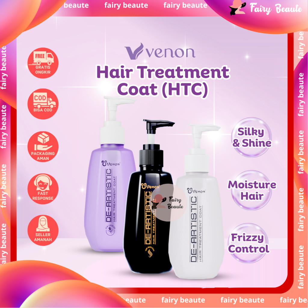 VENON Hair Serum Treatment Coat Series 160ml Vitamin Protector Rambut Minyak Suplemen Perawatan