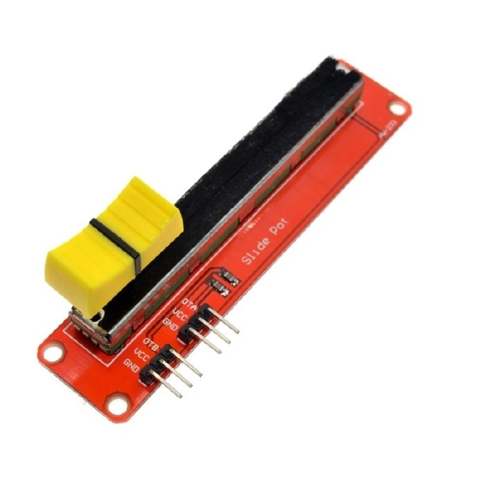 Slide Potentiometer 10K Module Potensiometer Geser Stereo 2ch Linier
