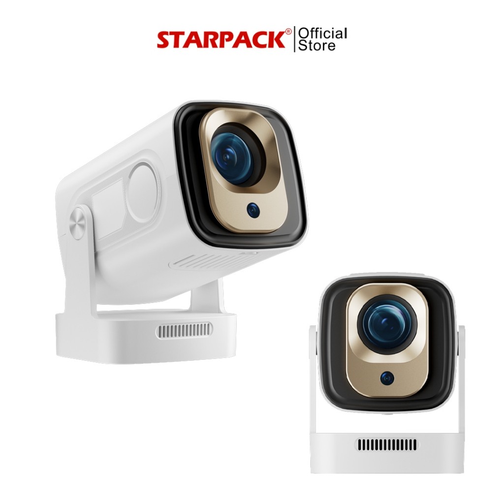 STARPACK HY260 Smart Proyektor Android 11.0 UHD 1080P WiFi6.0 + HDMI IN