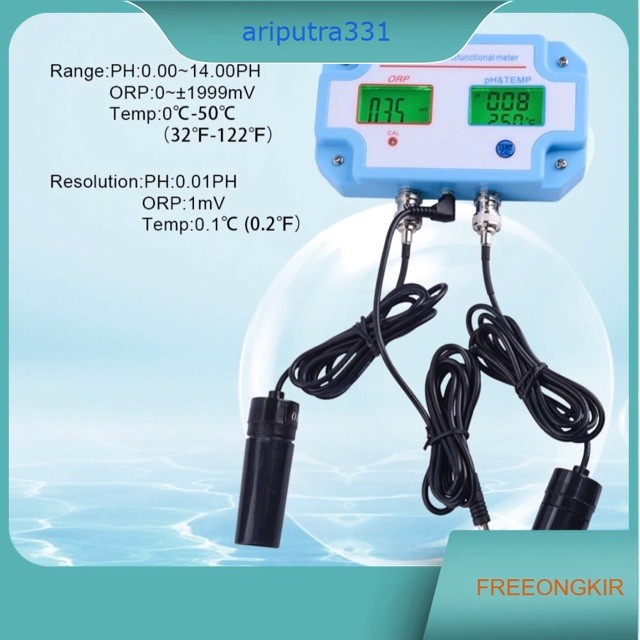 PH2989 pH and ORP Meter Tester Temperature Water Quality Analyzer Pengukur pH ORP Suhu Untuk Laborat