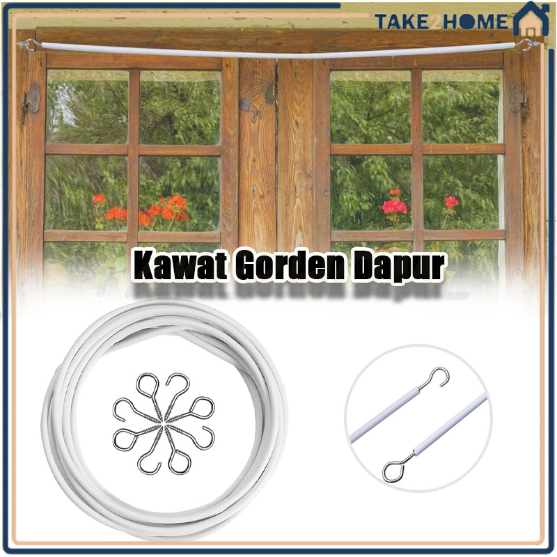 Kawat Gorden Dapur Fleksibel Spiral/Kawat Baja Spiral Untuk Segala Jenis Tirai Gorden/Kawat Spiral G
