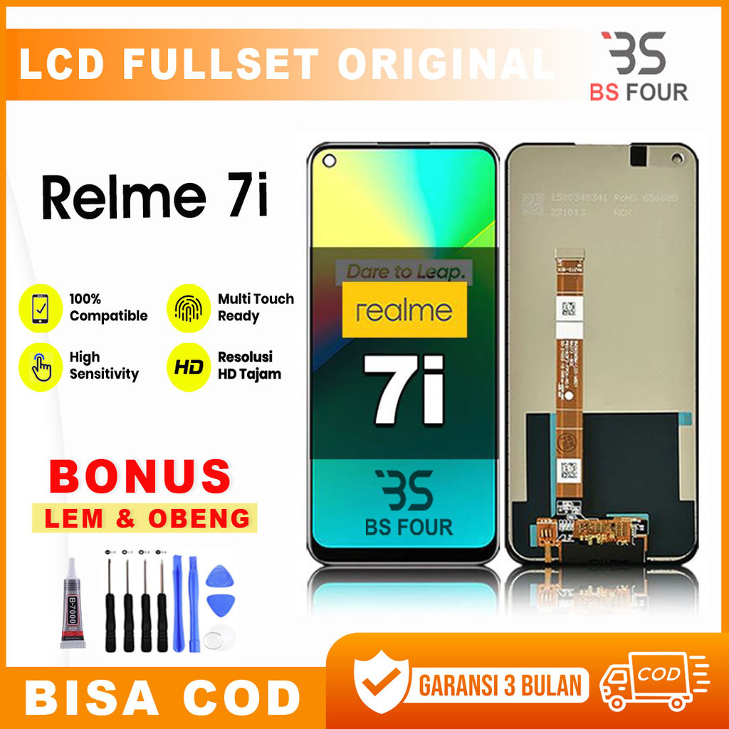 LCD Realme 7i Ori fullset touchscreen original COD