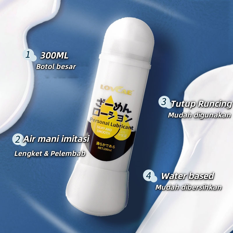 COD   200/300ML Pelumas Semen Water-Based Putih Pelumas Air Mani Imitasi Lubricant Gel MISS V MR P P