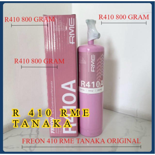 FREON R410A TANAKA/RME KWALITAS DUPONT BERAT 800 GRAM