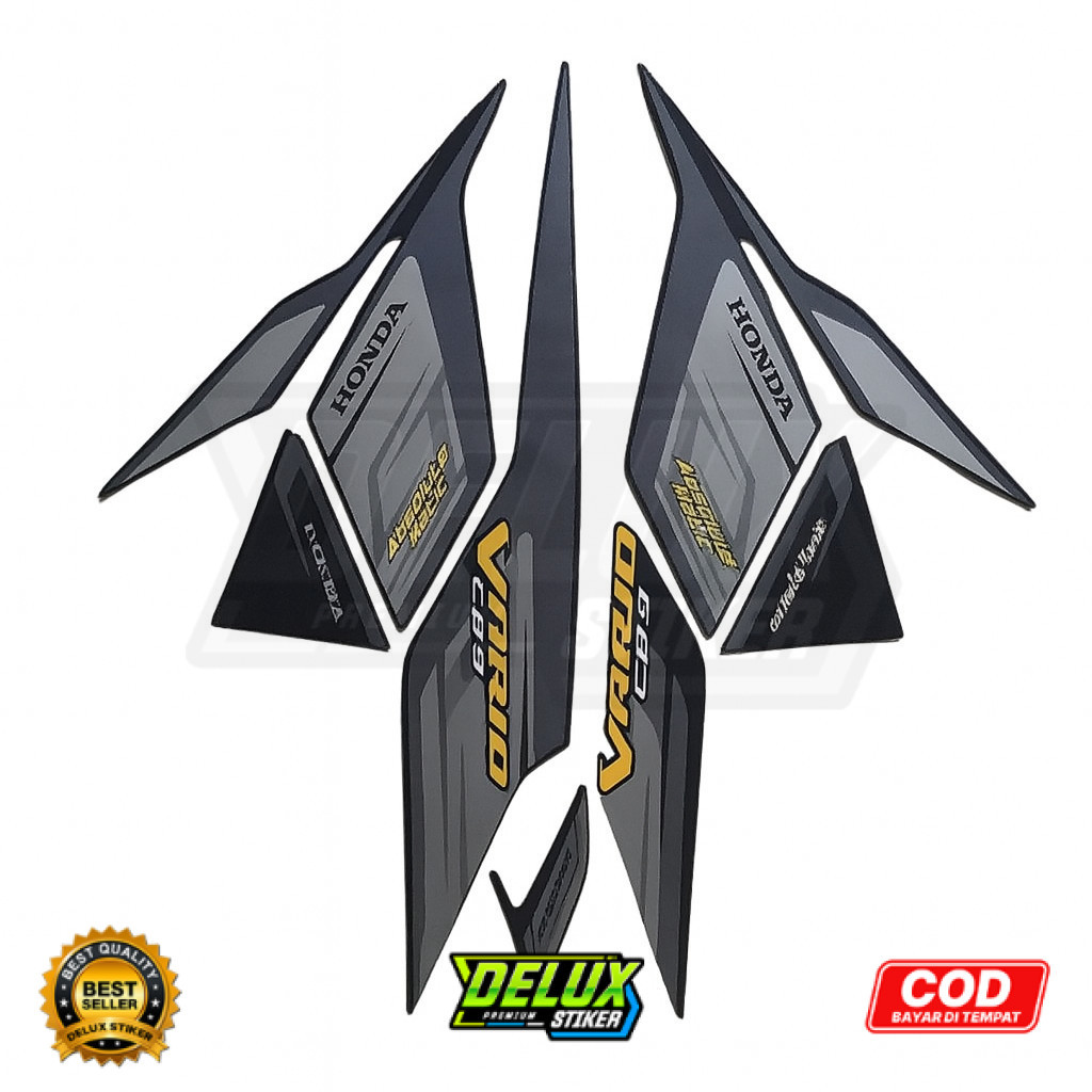 STIKER STRIPING LIS HONDA VARIO 110 KARBU  2009