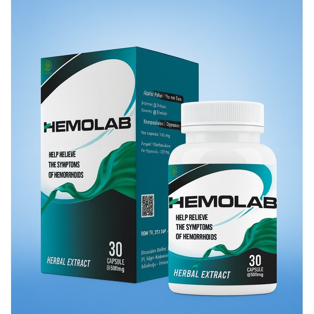 HEMOLAB WASIR Original Obat Herbal Atasi Gejala Wasir  Ambeien Hemolab Bpom HEMOLAB