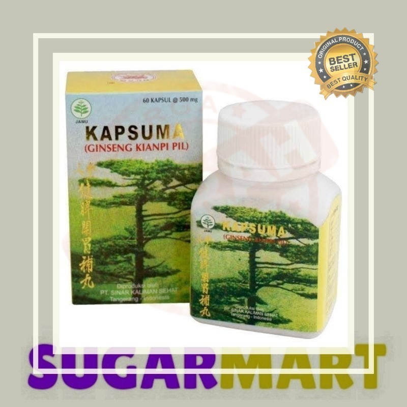 ORIGINAL_KIANPI Kapsuma Ginseng Gemuk Pil 60pc (Old/New) Bisa COD