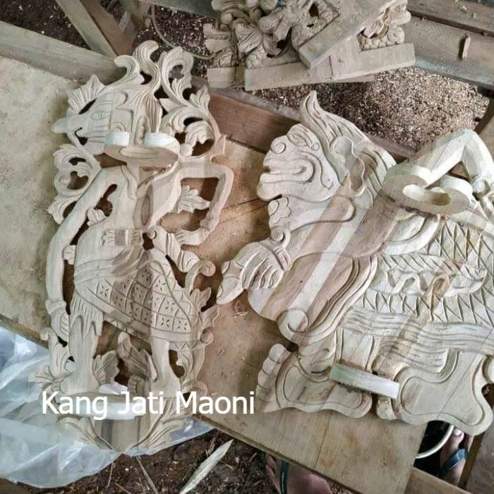 blawong keris  ukir semar dan petruk boron 250rb KJM