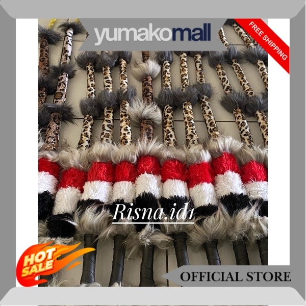 (BISA COD)Pecut Cambuk Jumbo Panjang kurang lebih 2,5m Bunyi Sangat Keras Cambuk Kuda Lumping,Leak d