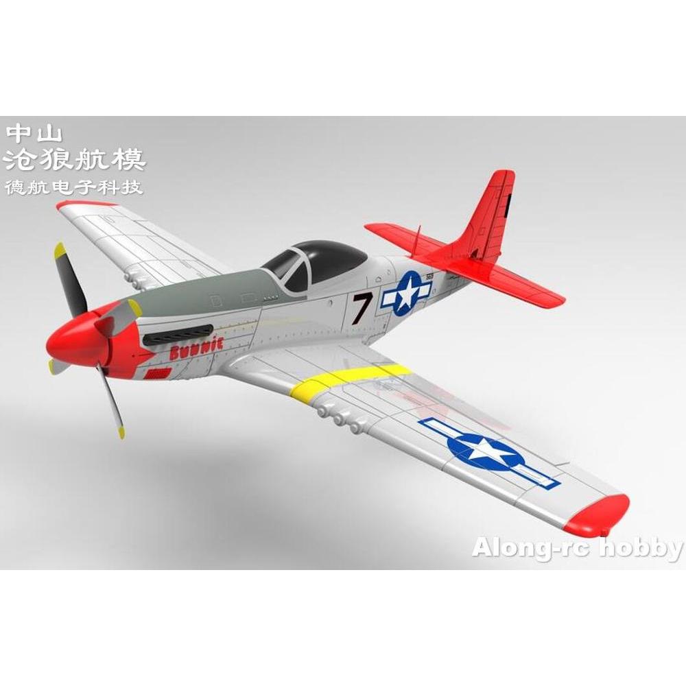 EPO RC Plane Airplane Hobby Toys Volantexrc 768-1 Mustang P51D P51 750mm Wingspan Warbird Mini RC Ai