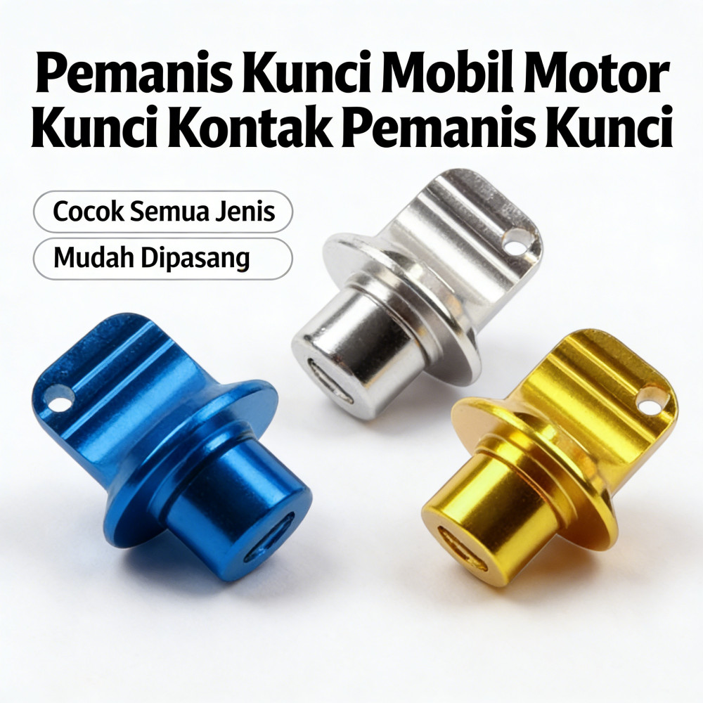 Pemanis Kunci Kontak Mobil Motor Cover Kunci Kontak Universal