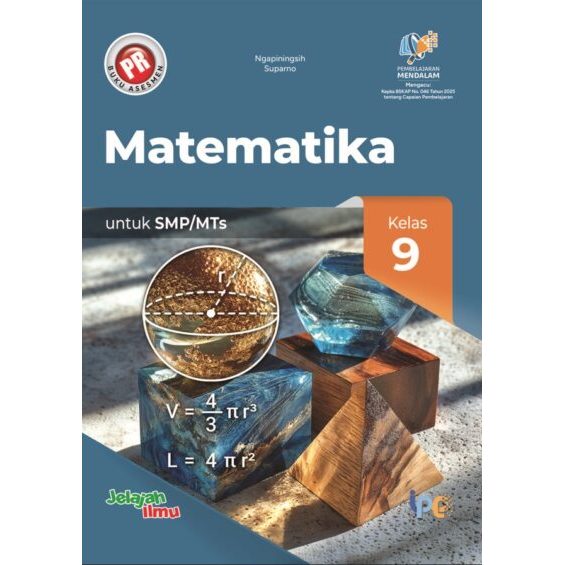 Buku pr lks  Matematika Kelas 9 smp Semester 1&2  Intan pariwara  terbaru