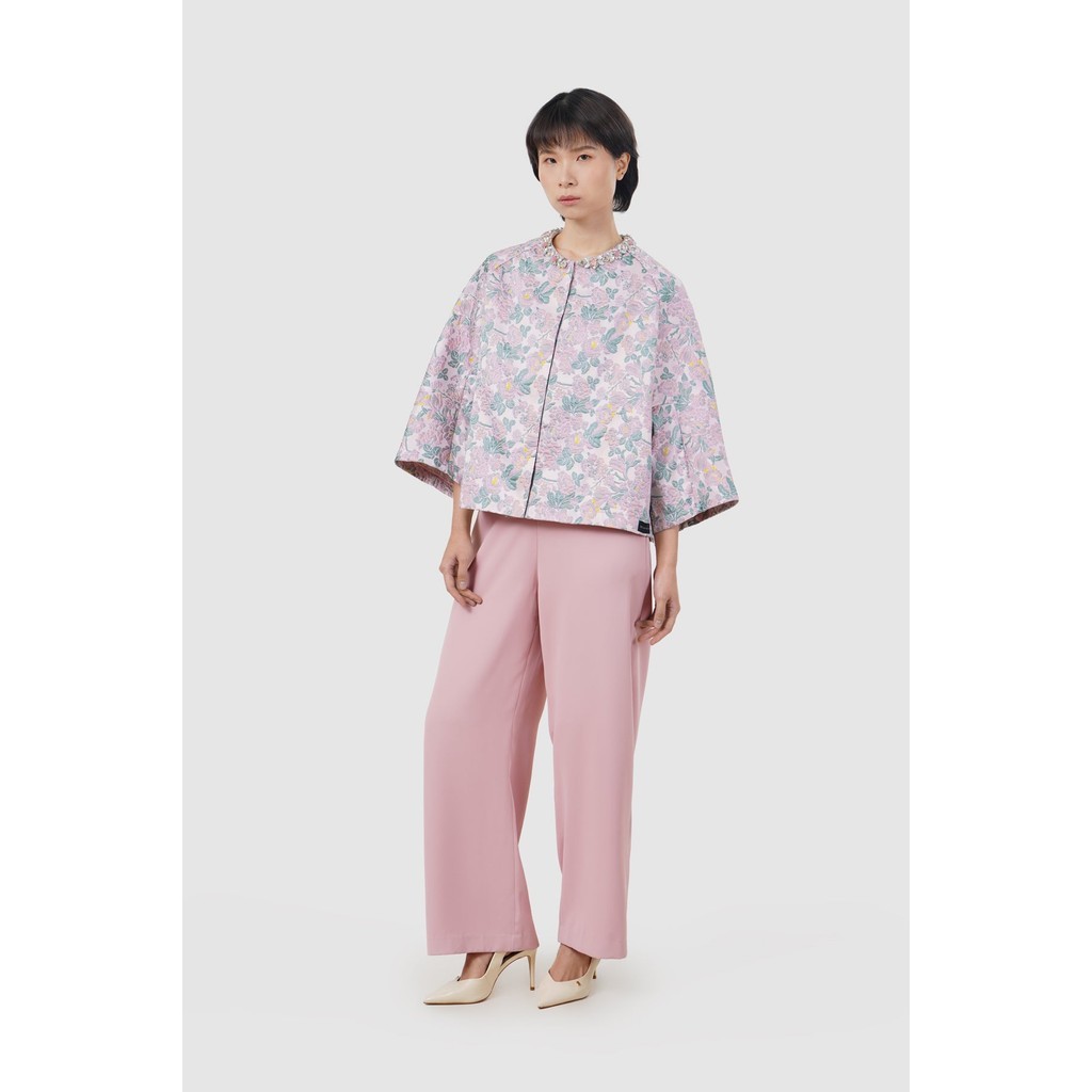 Benang Jarum Black Label - Ainsley Jacquard Shirt - Rose