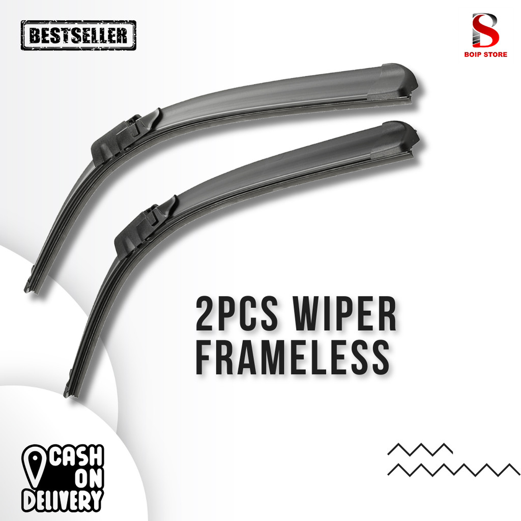 Wiper Frameless Mobil 1 Set Kiri dan Kanan untuk Semua Tipe Mobil U101