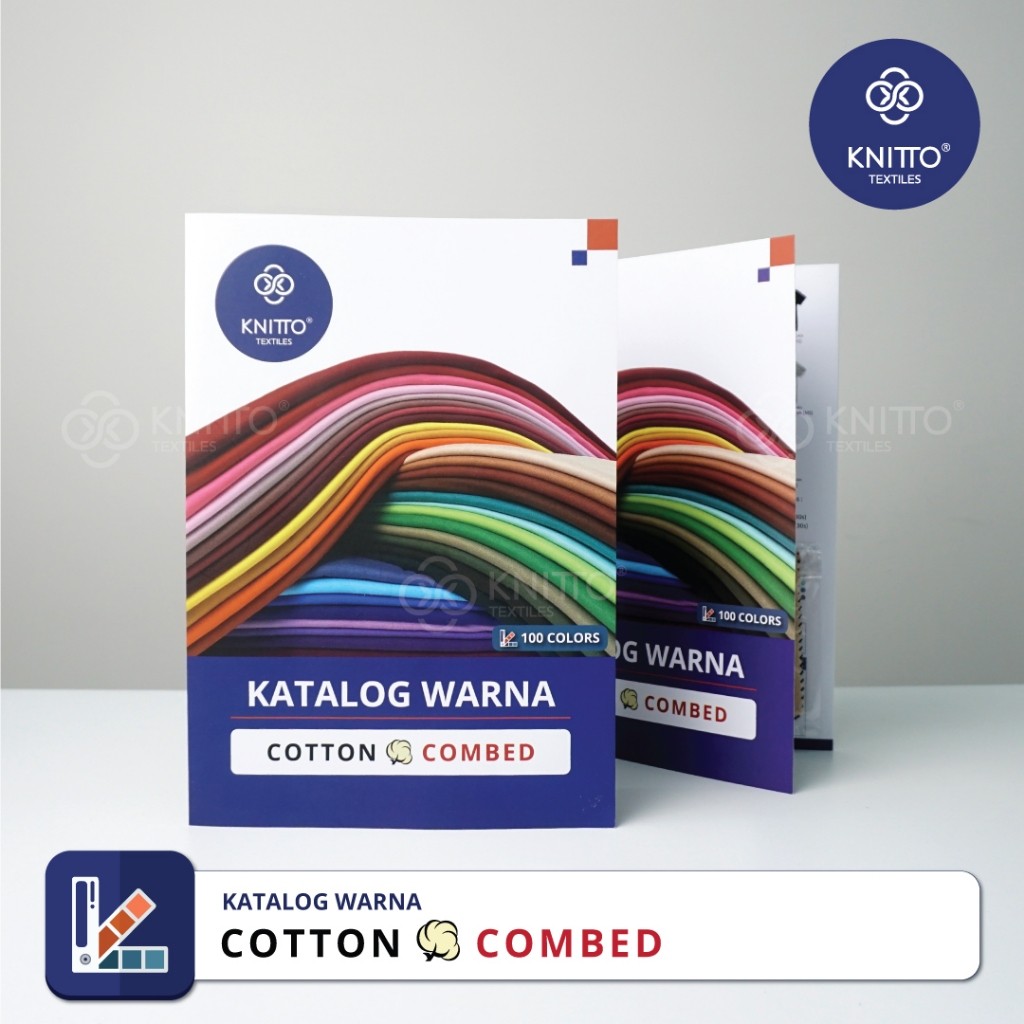 WIDHISTORE KATALOG WARNA KAIN COTTON COMBED KNITTO ( KATALOG BAHAN KAOS )