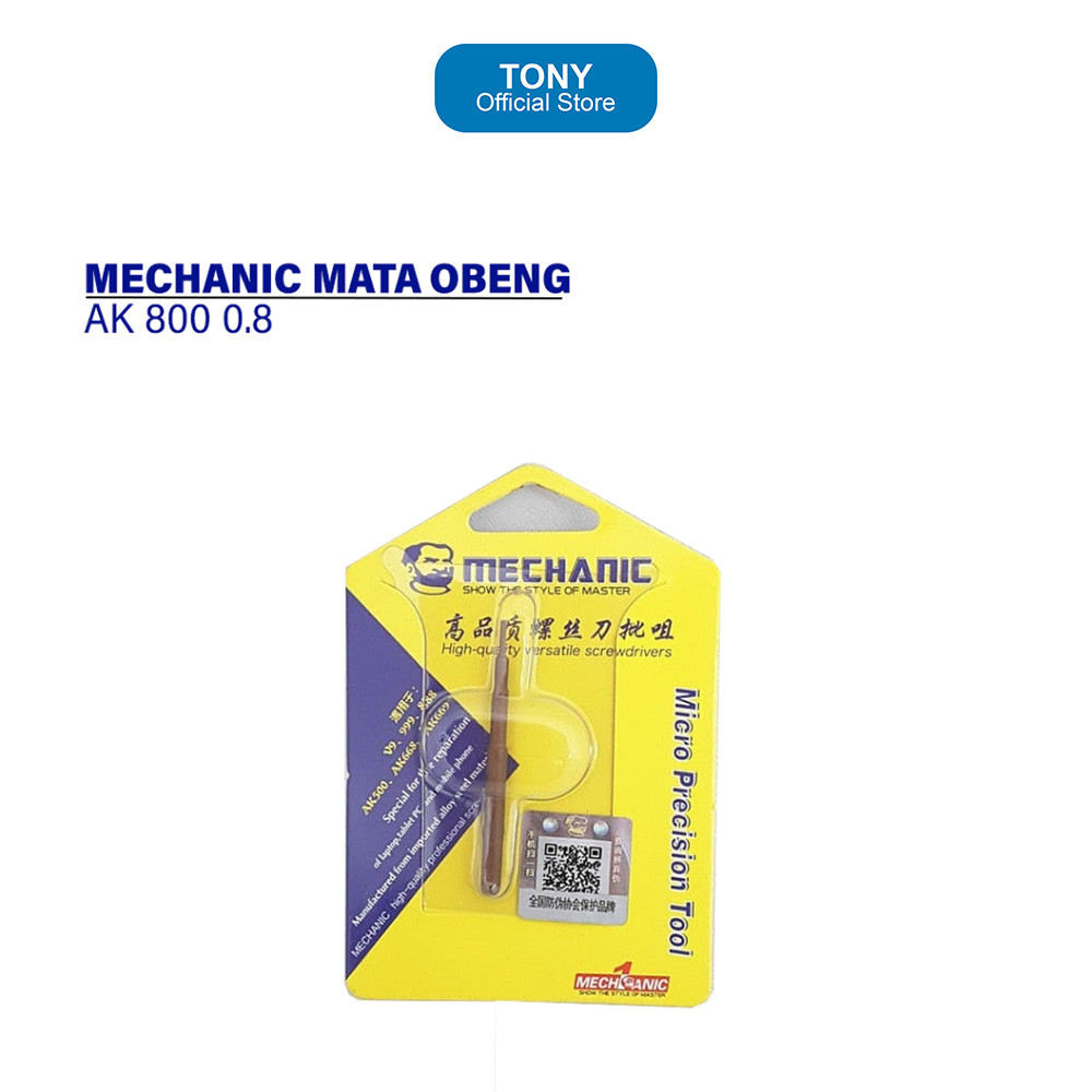 Mata Obeng MECHANIC AK-800 - Star Pentalobe 0.8 Precision Bit - AK-800 0.8