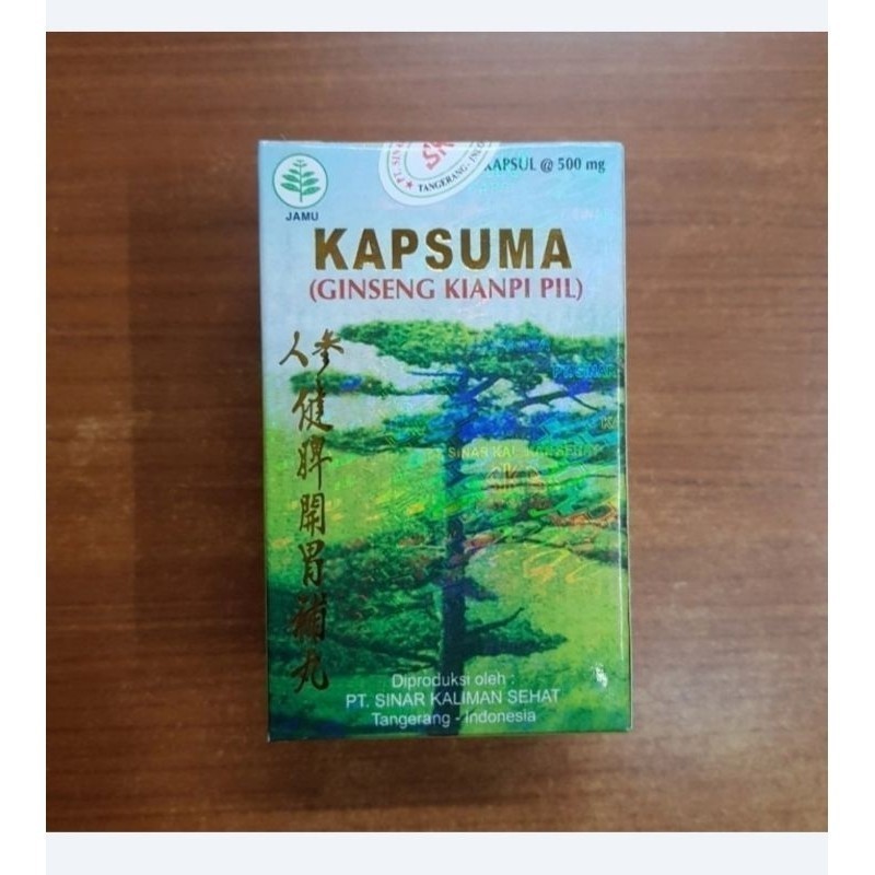 KIANPI PIL GINGSENG BPOM ORIGINAL ErlinID KAPSUMA (GINSENG KIANPI PIL) OBAT NAFSU MAKAN 100% ORIGINA