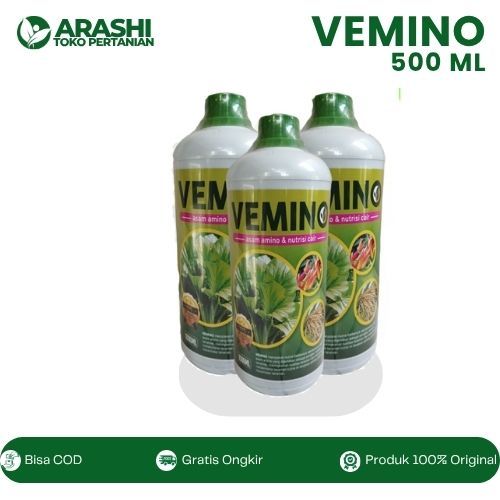 Pupuk Cair Vemino 500ml Asam Amino Nutrisi Lengkap untuk Tanaman