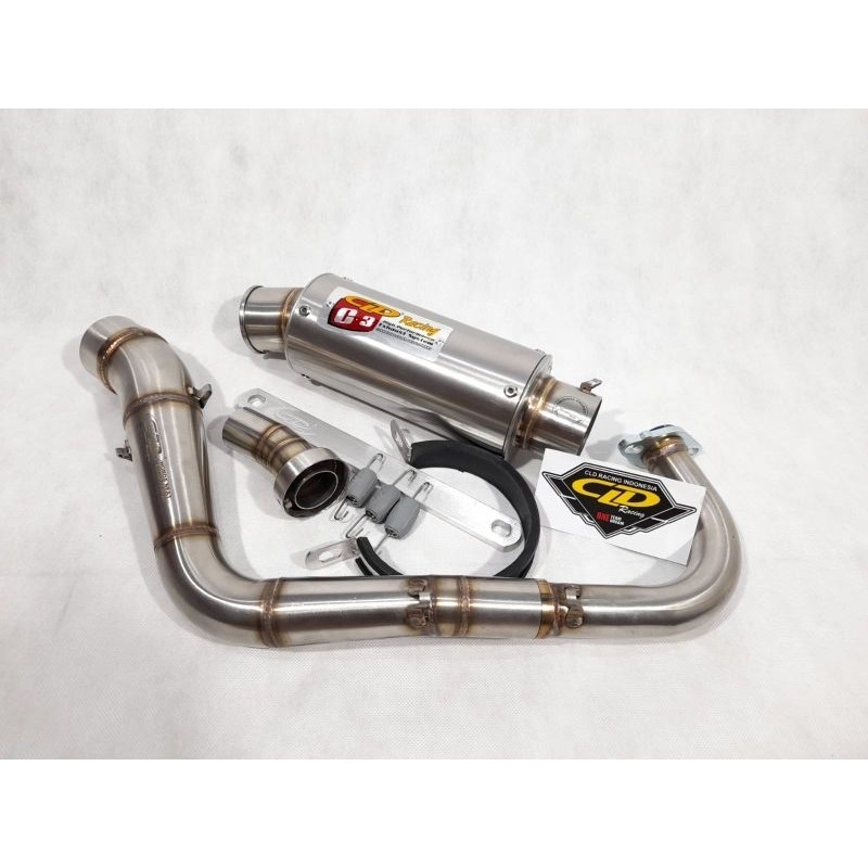 KNALPOT CLD TYPE C3 BULAT C3 OVAL BEAT SCOOPY VARIO 110