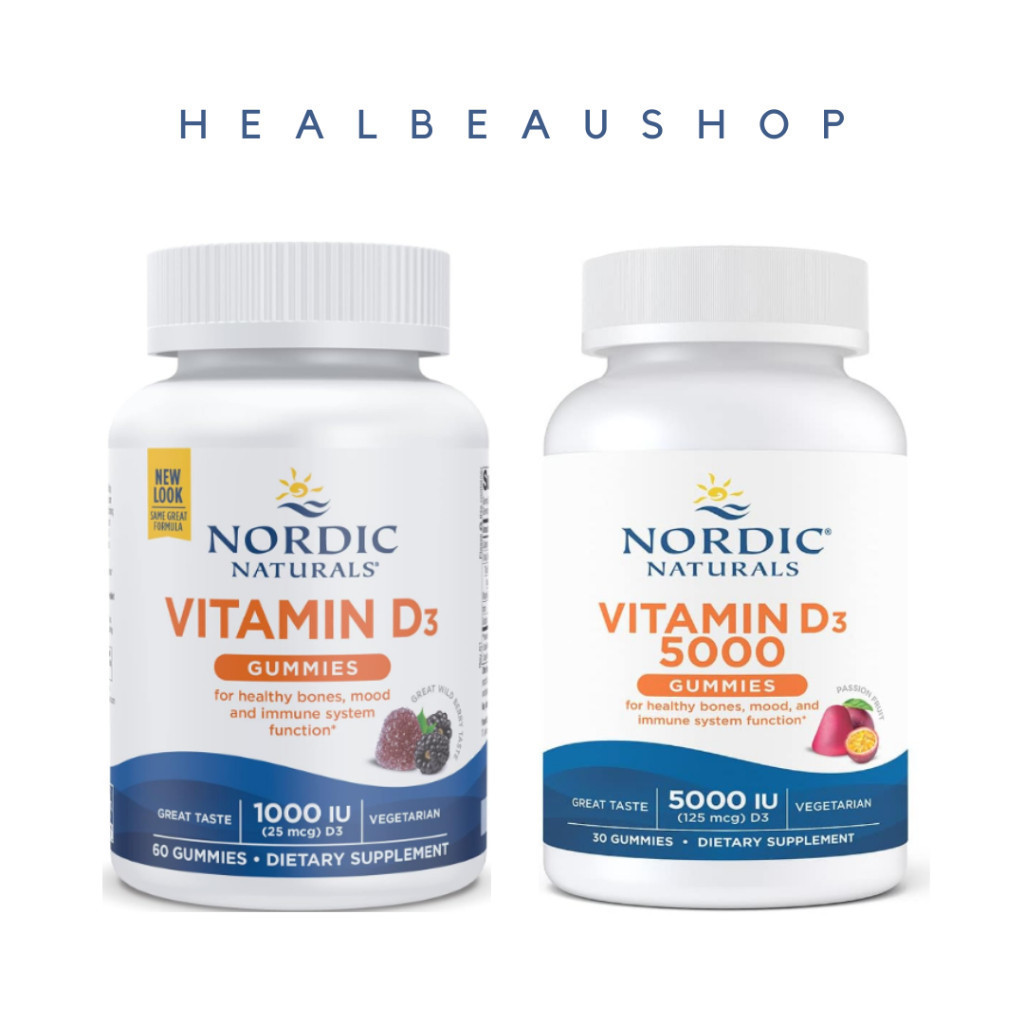Nordic Naturals  D3 5000iu Gummies Anak Dewasa Original USA