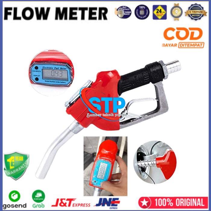 Nozzle Gun Solar digital automatc 1inch Nozzle BBM Digital Flowmeter