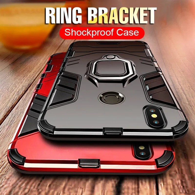 CASE XIAOMI REDMI 6 PRO MI A2 LITE IRING CASE ROBOT ARMOR STANDING PHONE