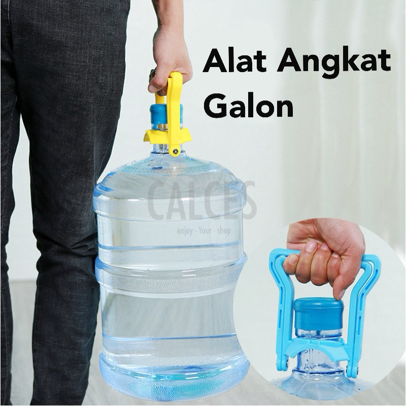 Alat Pengangkat Galon Air Dual Handle dengan Drat Besi / Alat Bantu Angkat Air Galon / Alat Angkat G