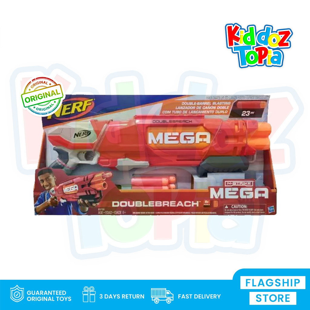 Nerf mega Doublebreach double breach Mainan Original Asli hasbro