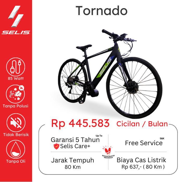 PROMO BIG SALE Cuci Gudang - SELIS Sepeda listrik Tornado