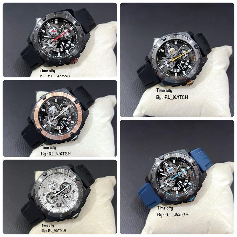 Jam Pria Alexandre Christie AC6693 Karet