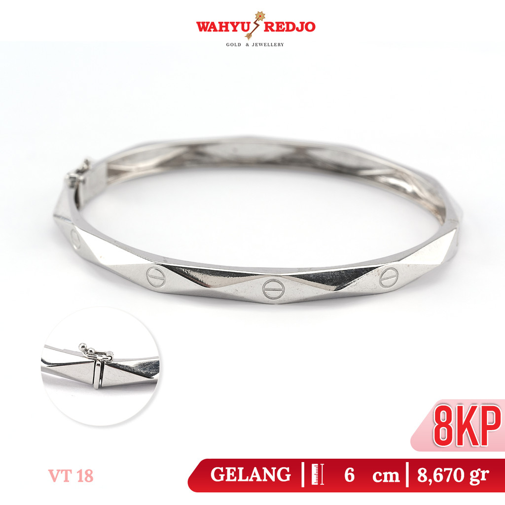 Gelang Emas Putih 8KP Wahyu Redjo GL-8KP-31636472